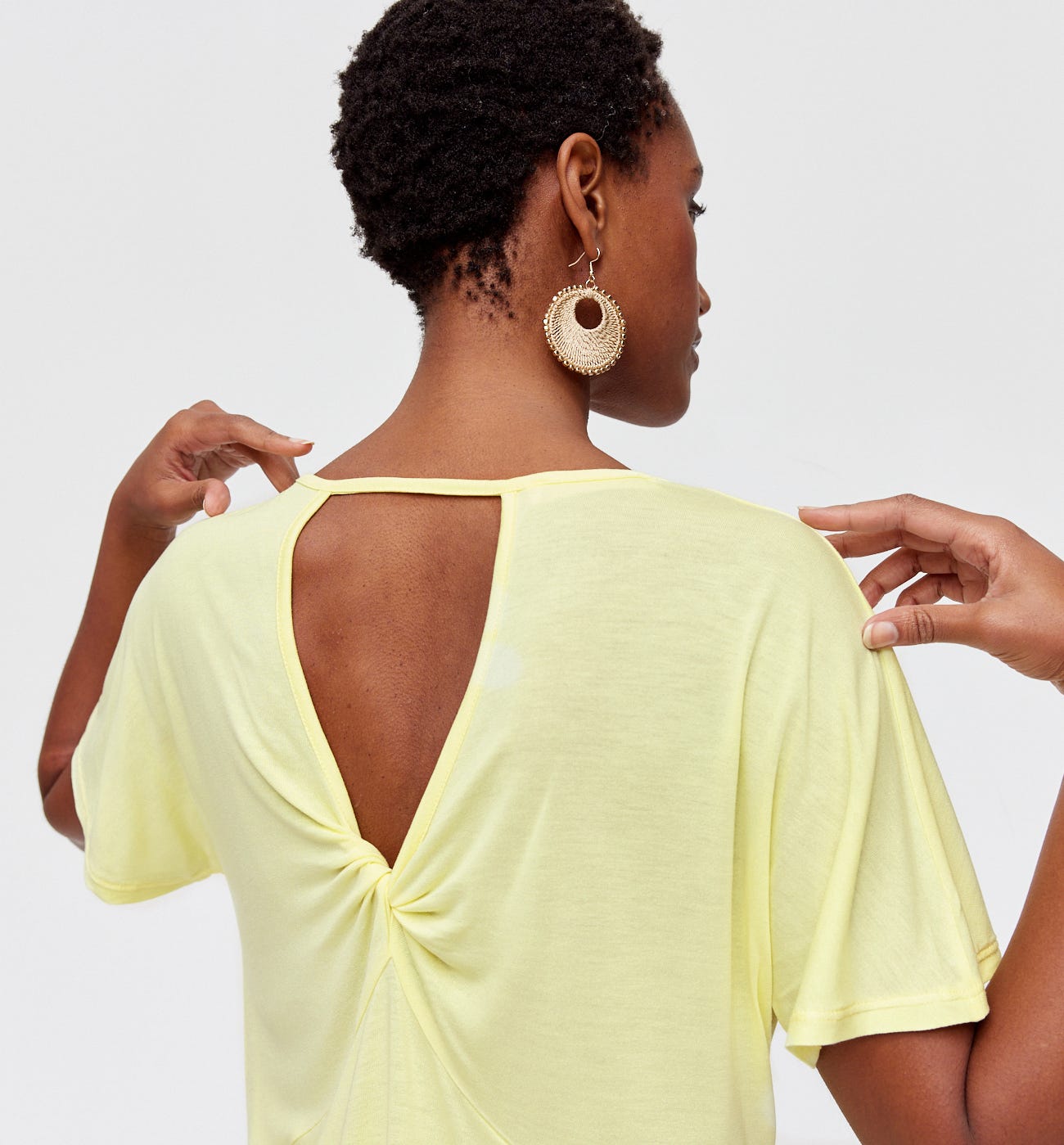 Unifarbenes T-Shirt