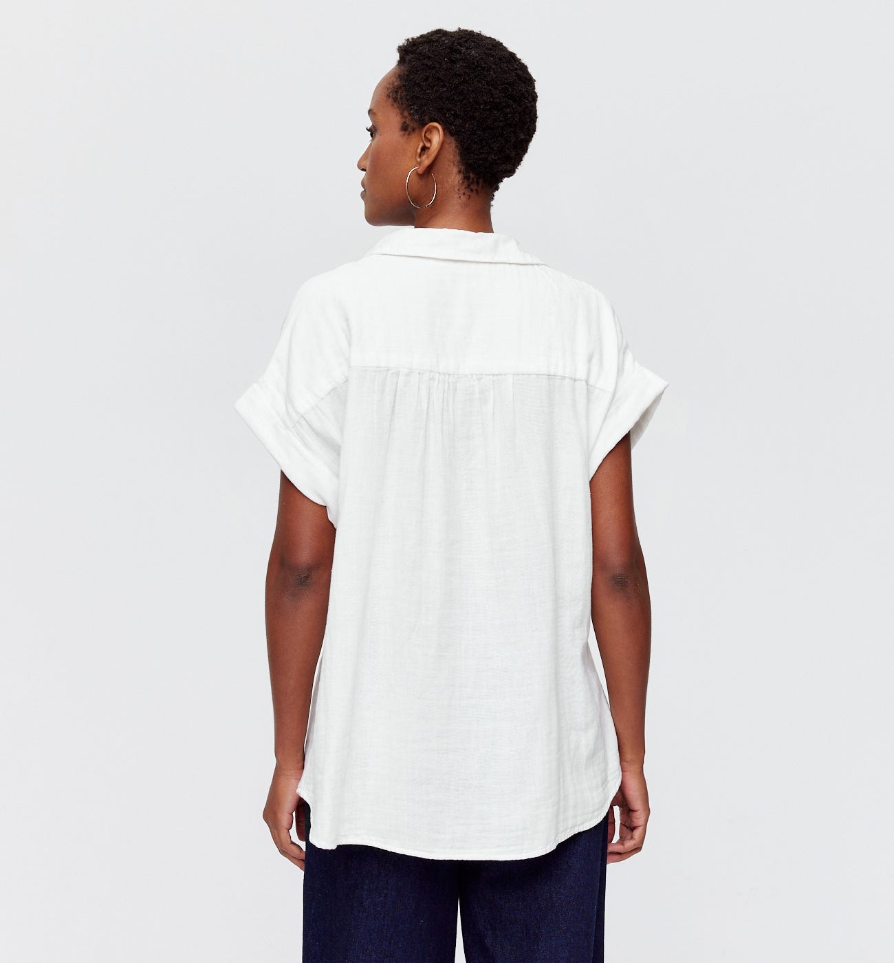 Chemisier en gaze de coton