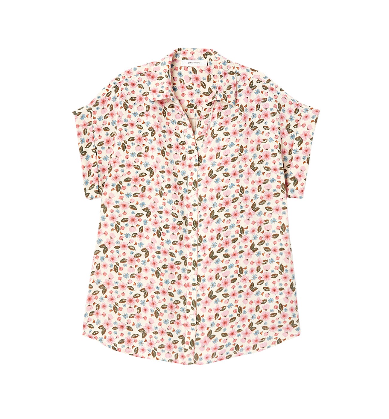 Camisa en gasa de algodón