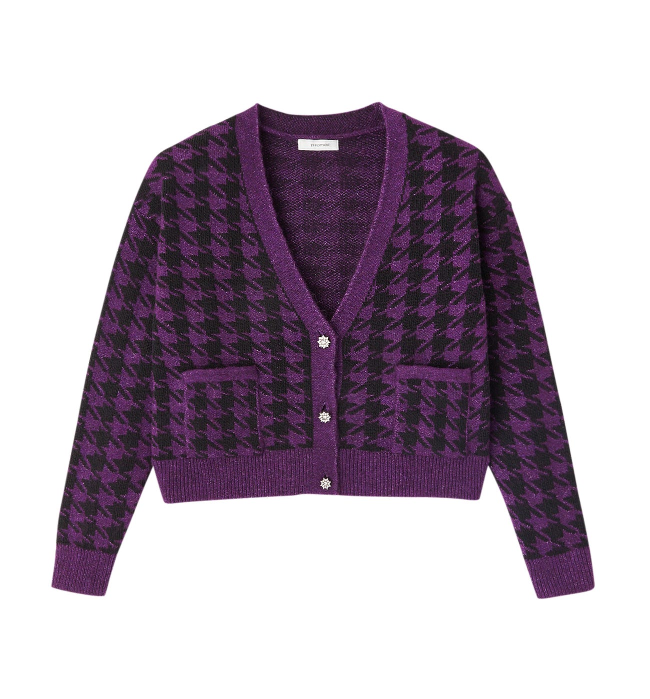 Jacquard-Kurzcardigan