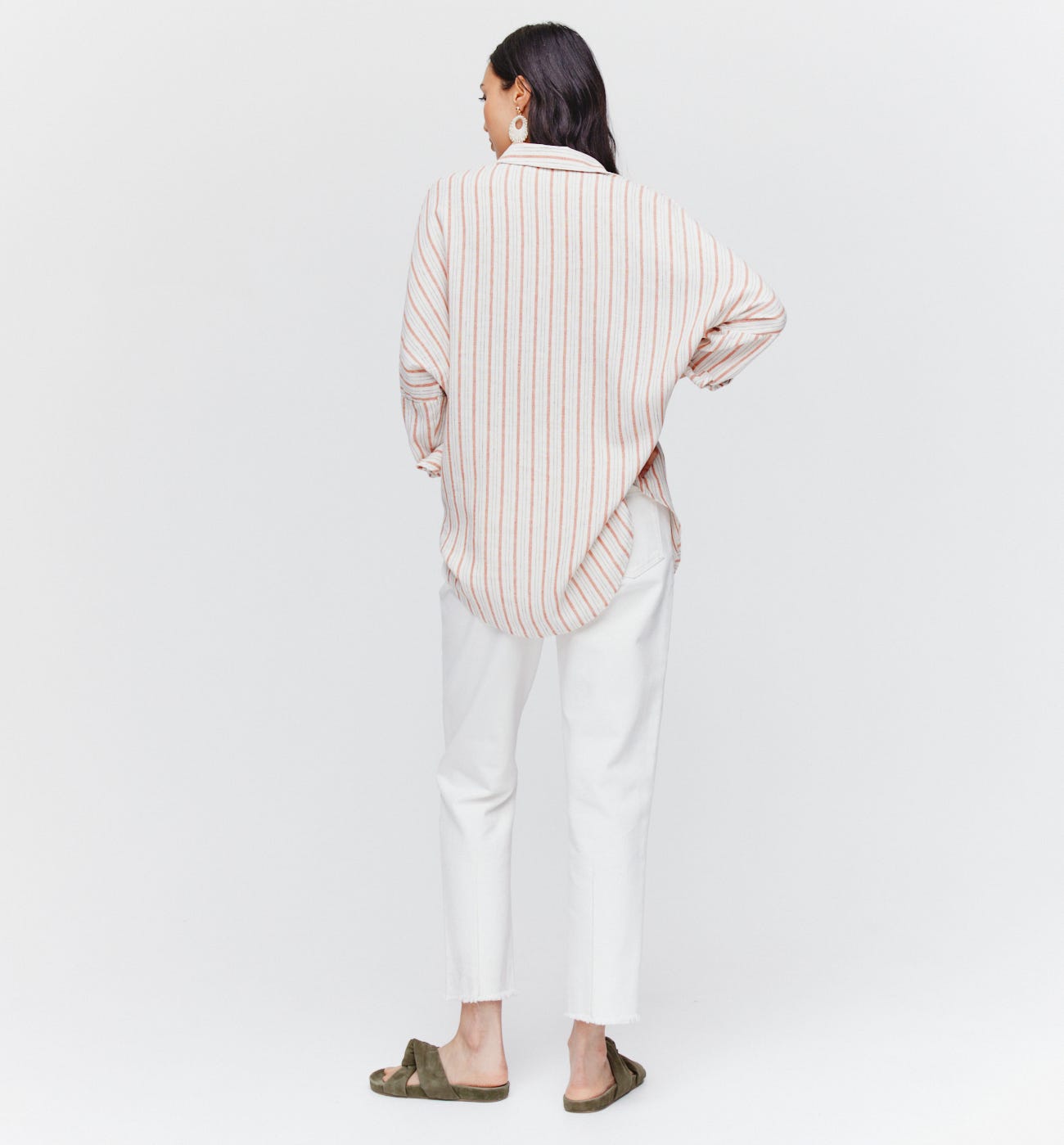 Chemise oversize rayée