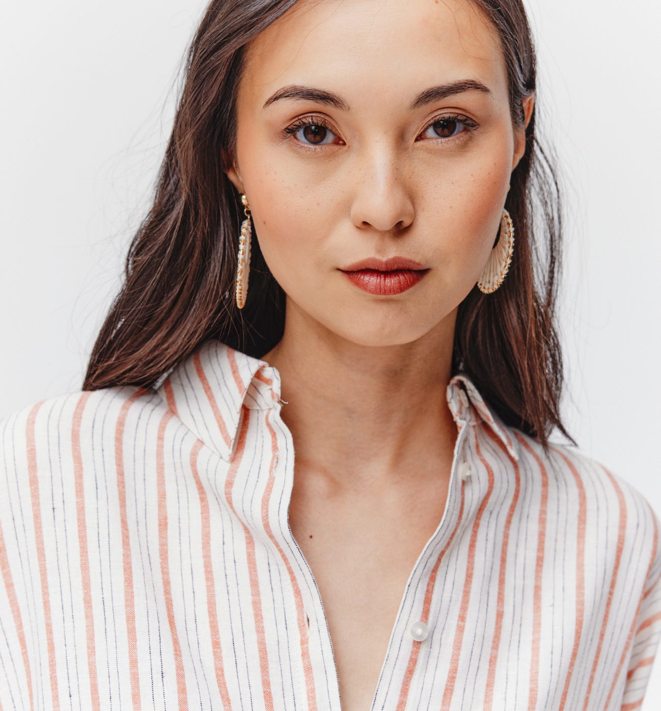 Chemise oversize rayée