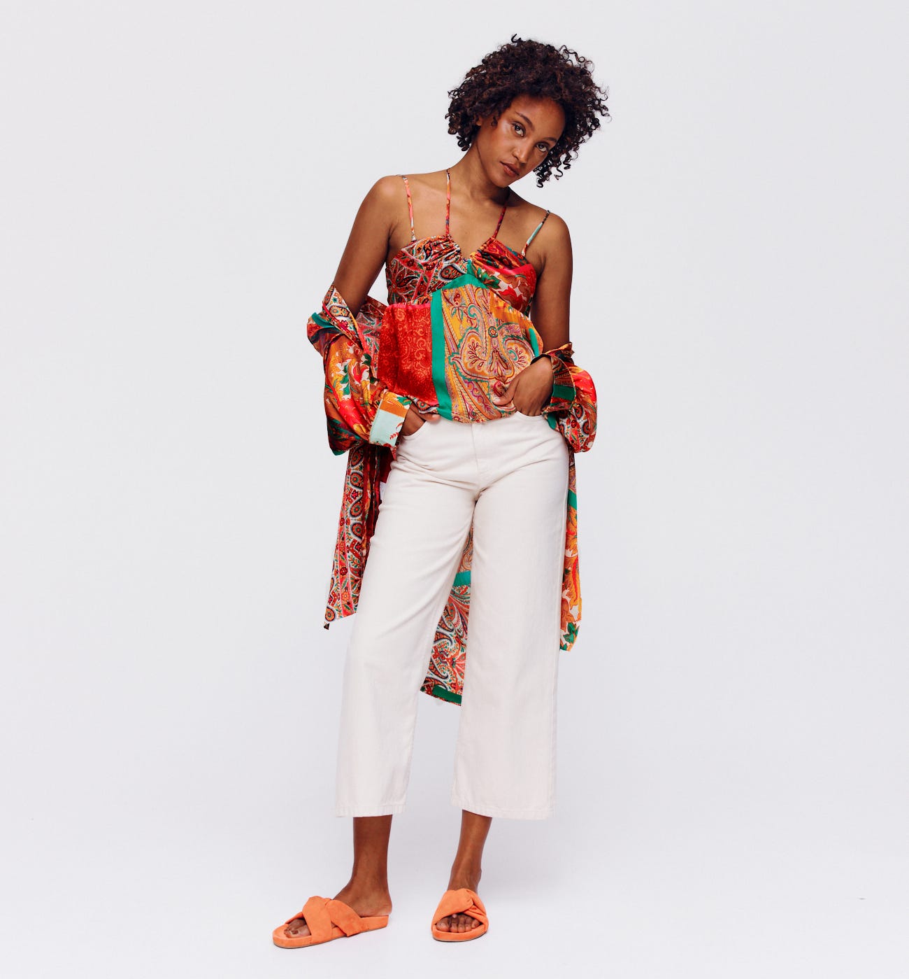 Bedruckter Kimono