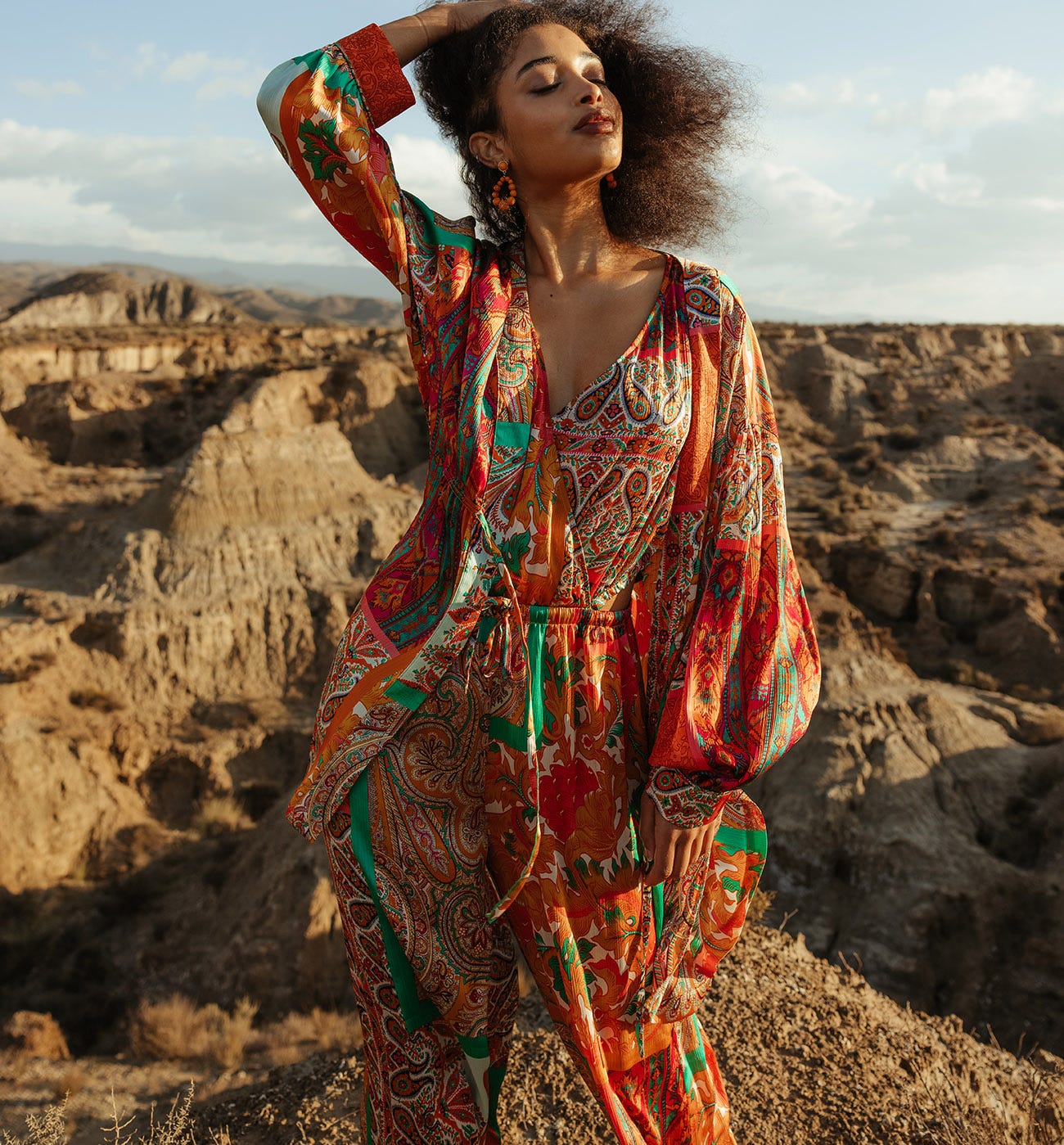 Bedruckter Kimono