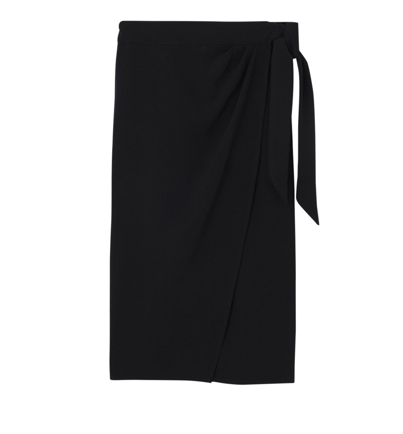Plain crossover skirt