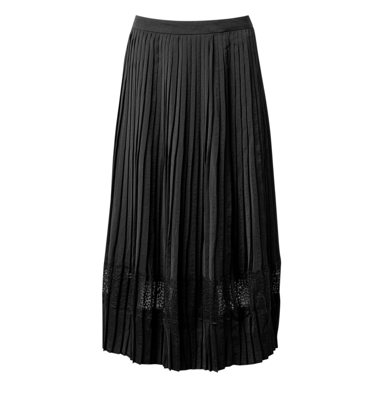 Jupe plissée midi Femme