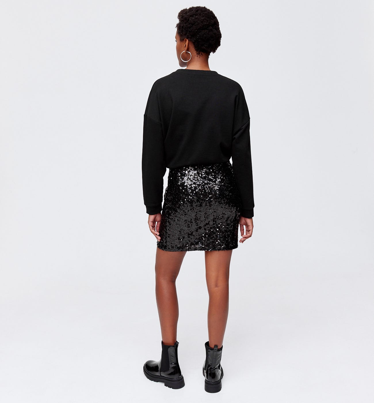 Jupe à paillettes Femme