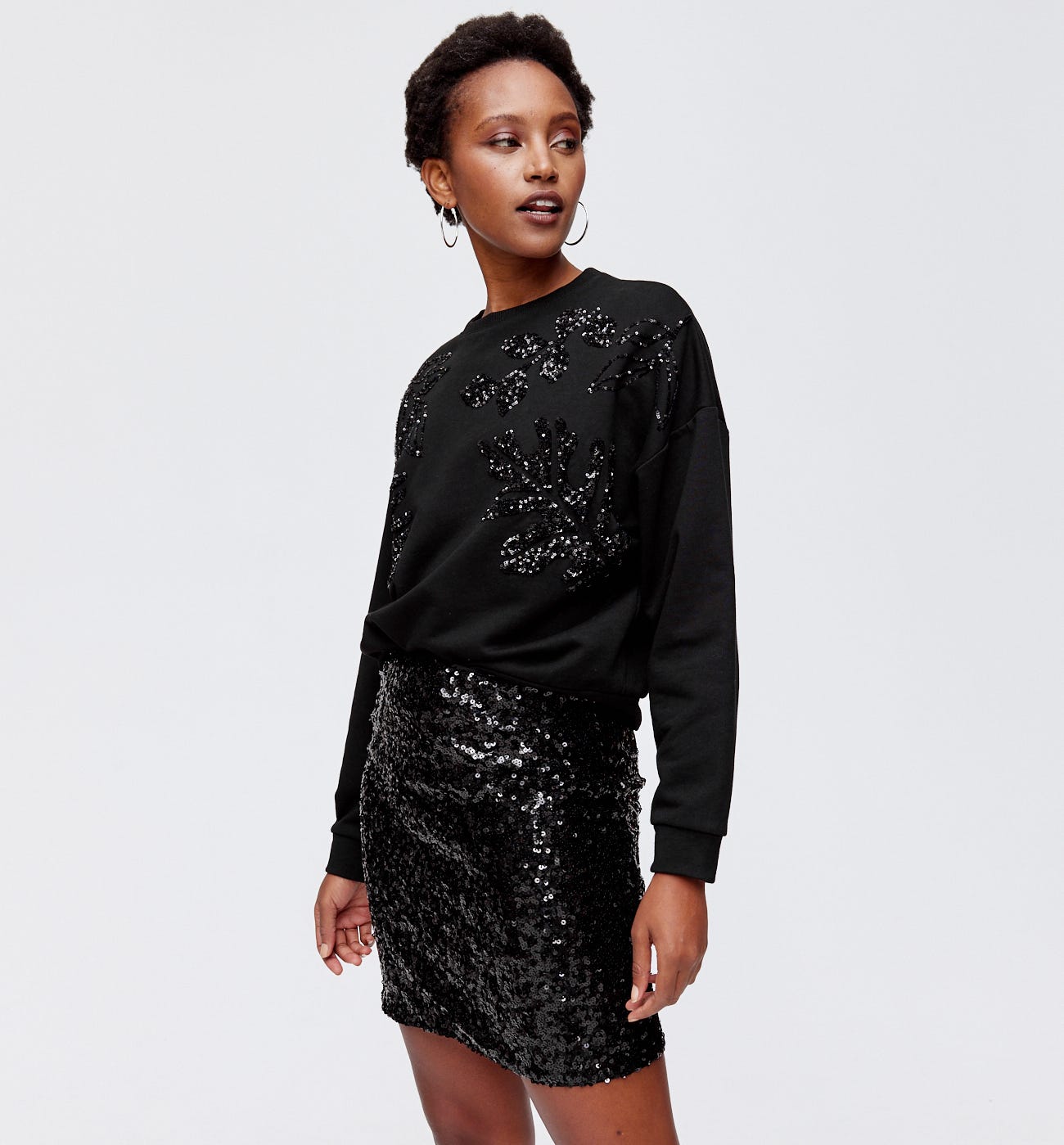 Jupe à paillettes Femme