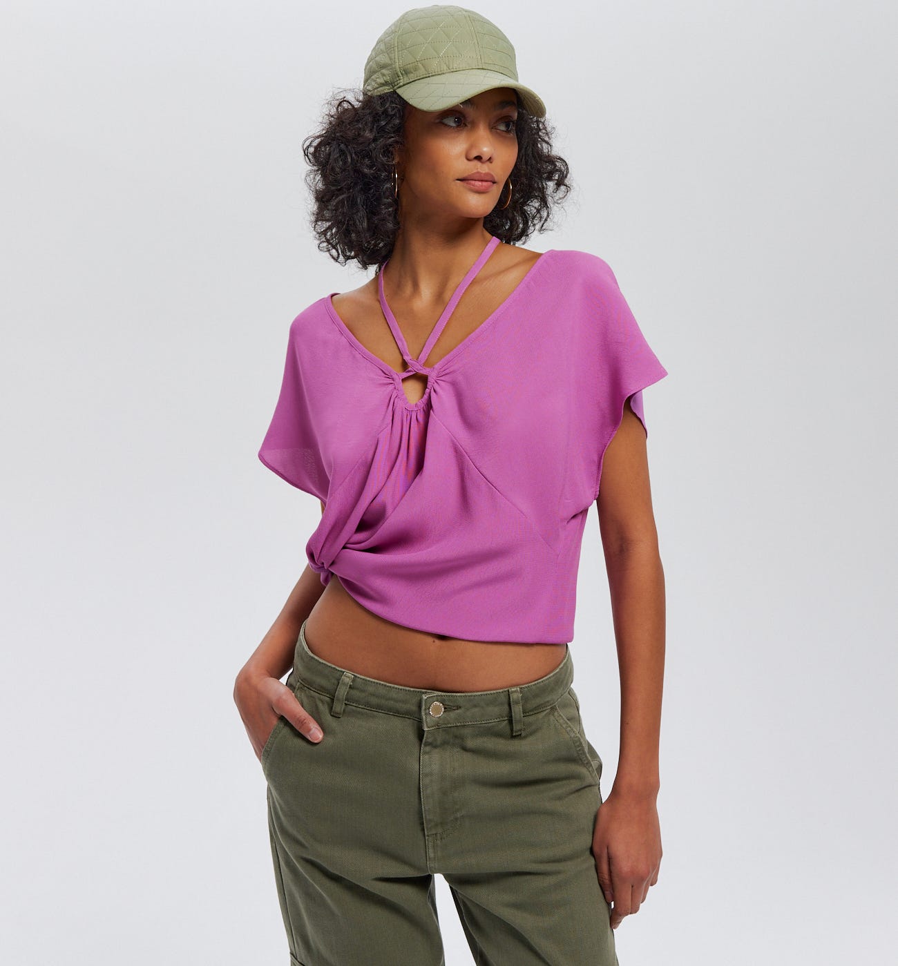 Shirt mit Zierdekolleté