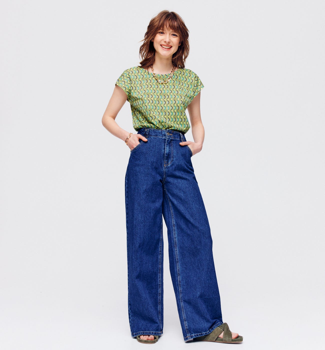 Top scollo retro