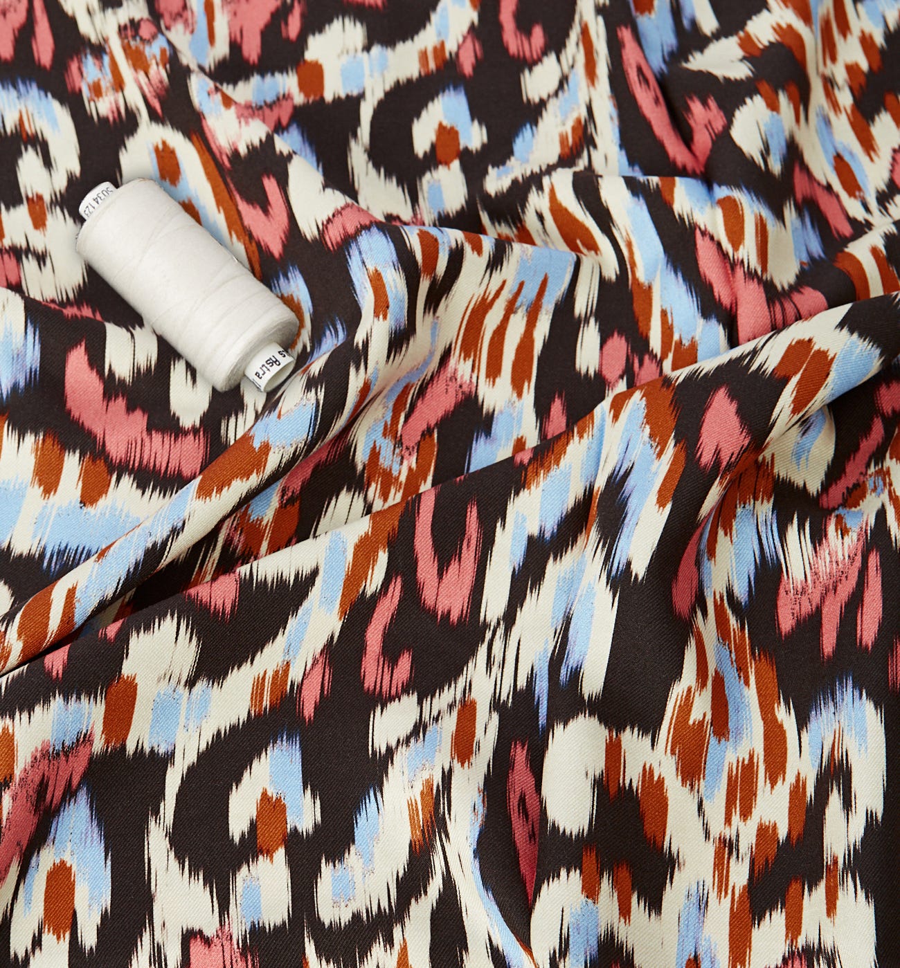 Retal de viscosa estampado