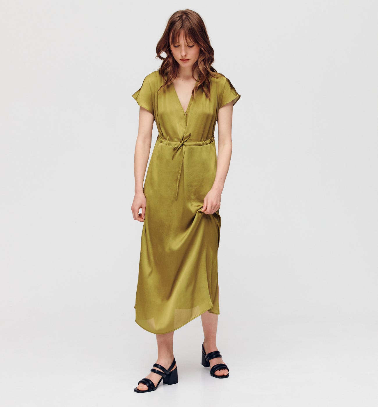 ELENEOR long patterned dress