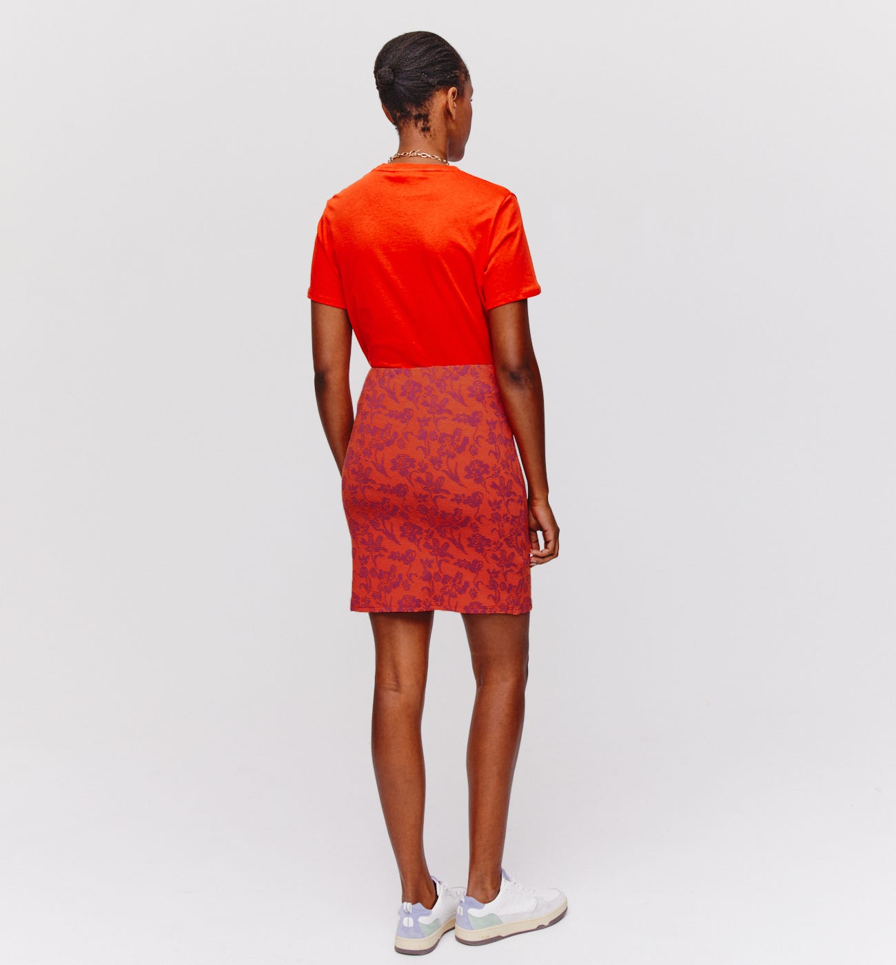 Milano jacquard jesey skirt