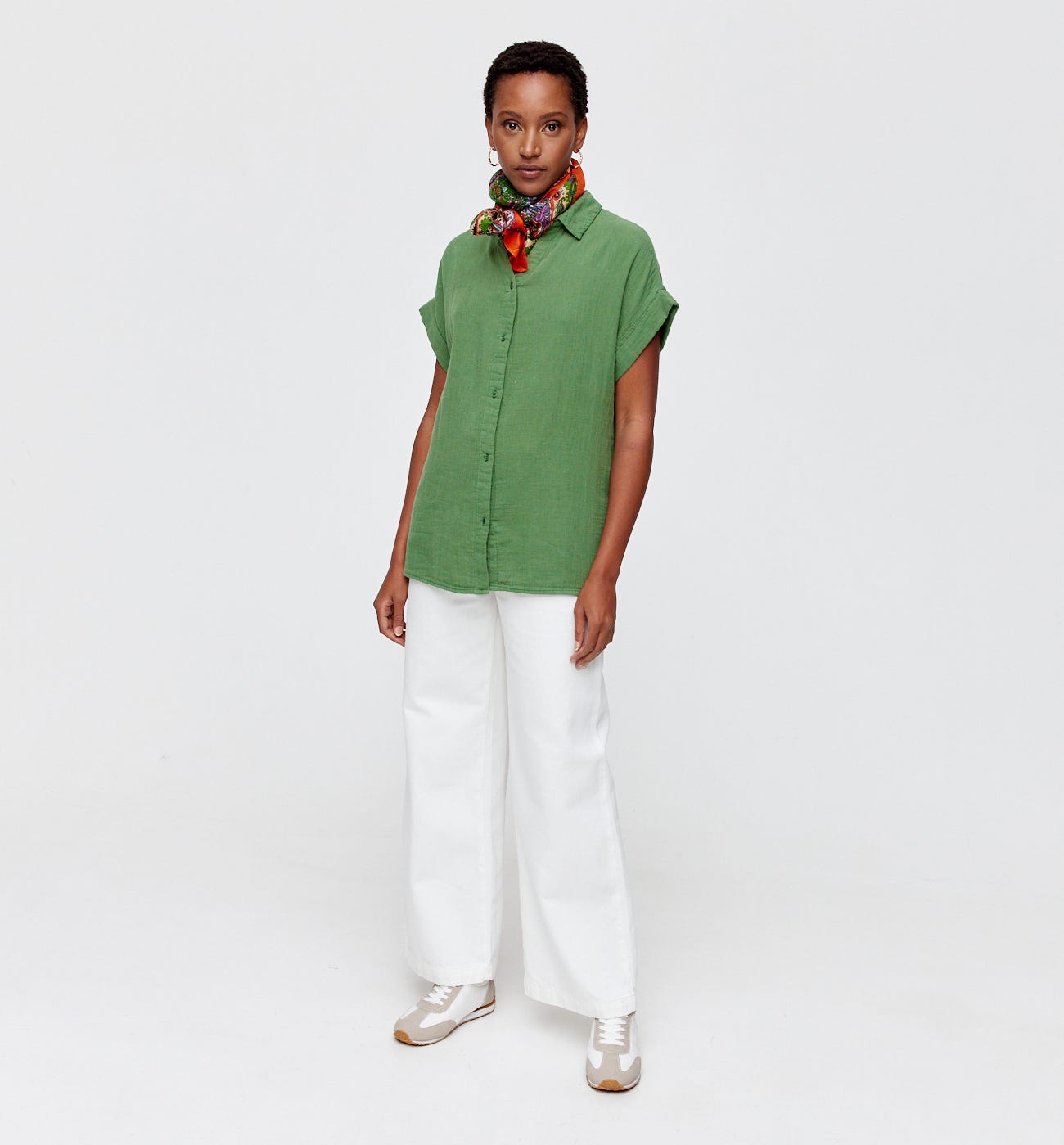 Chemisier en gaze de coton