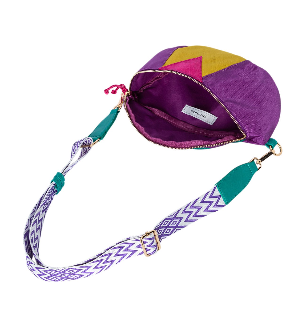 Sac banane colorblock