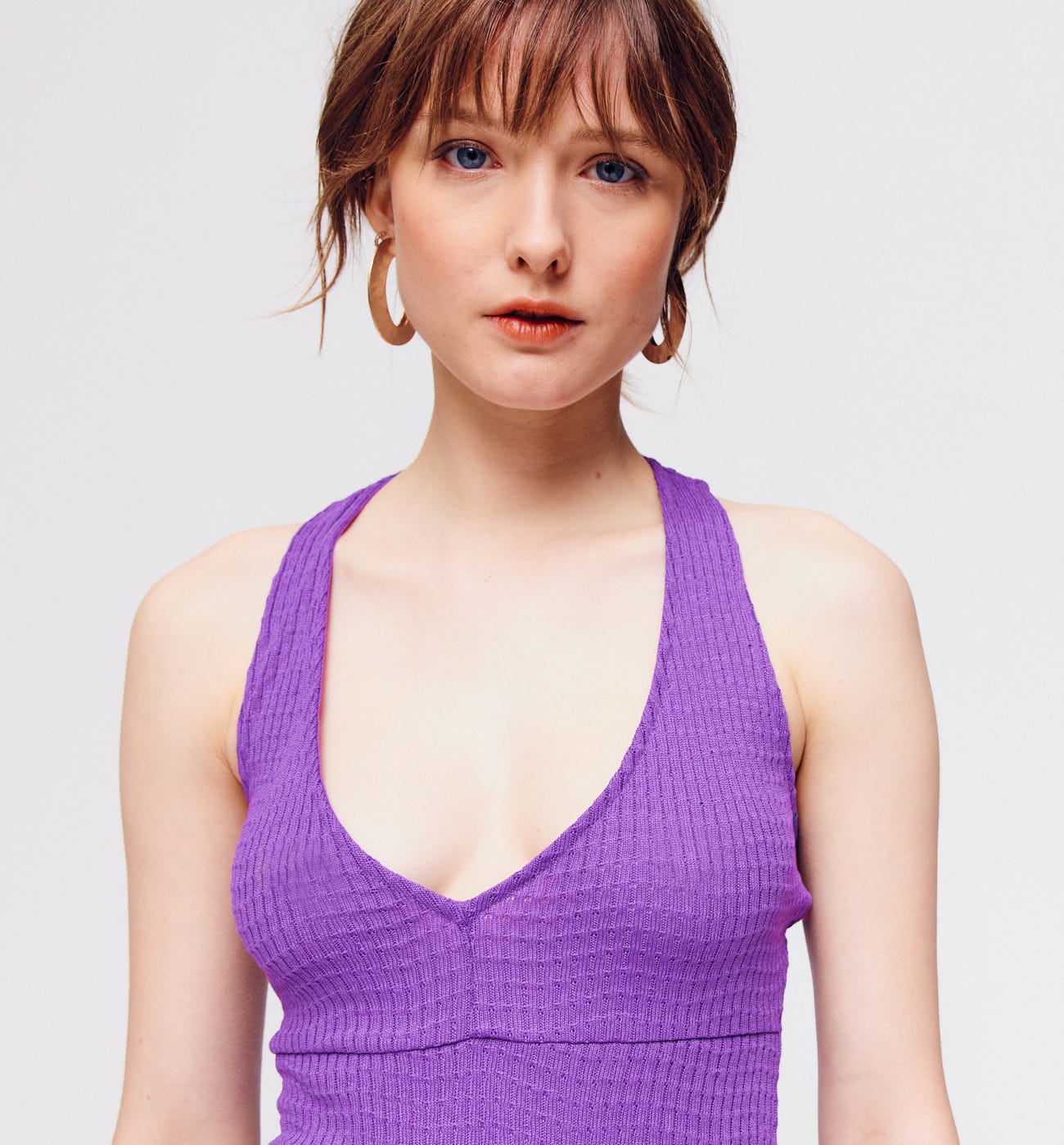 Top maglina schiena scoperta