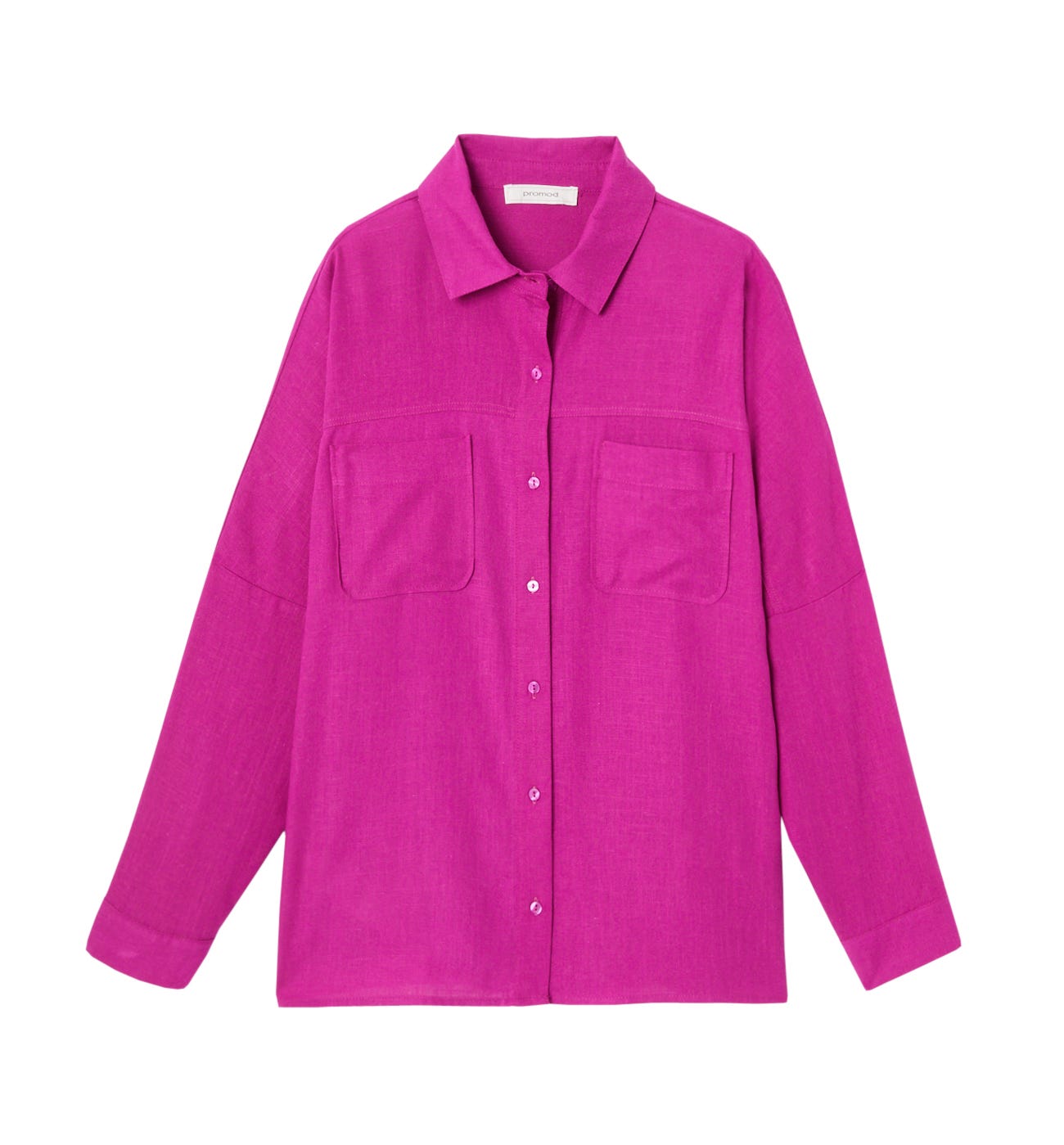 Unifarbene Bluse