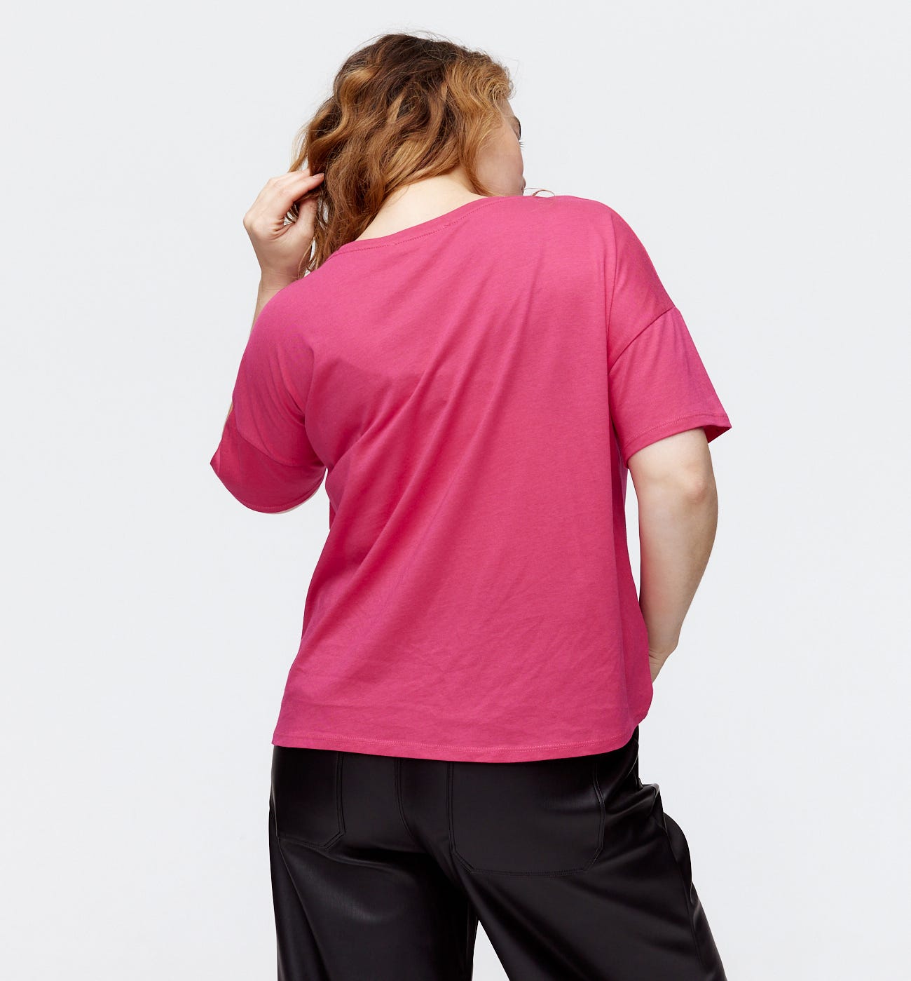 T-shirt con motivo a volto