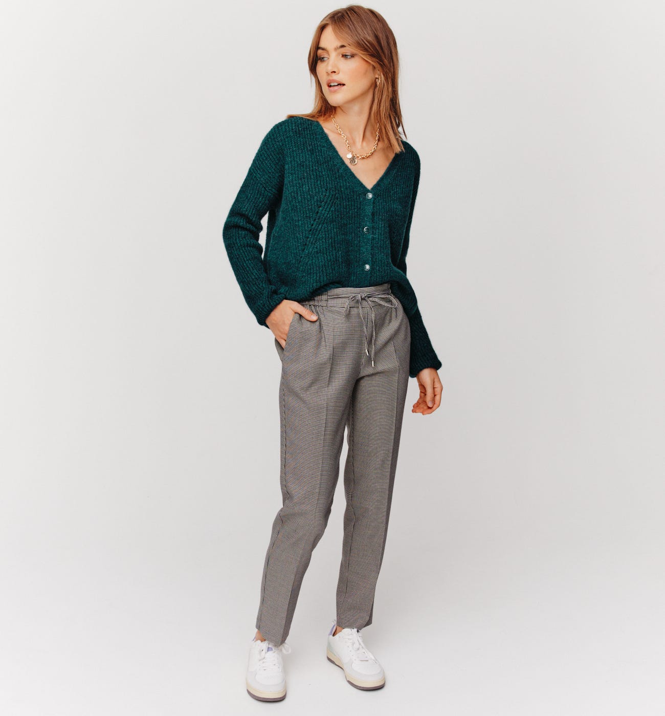 Pull / Gilet recto verso JOY
