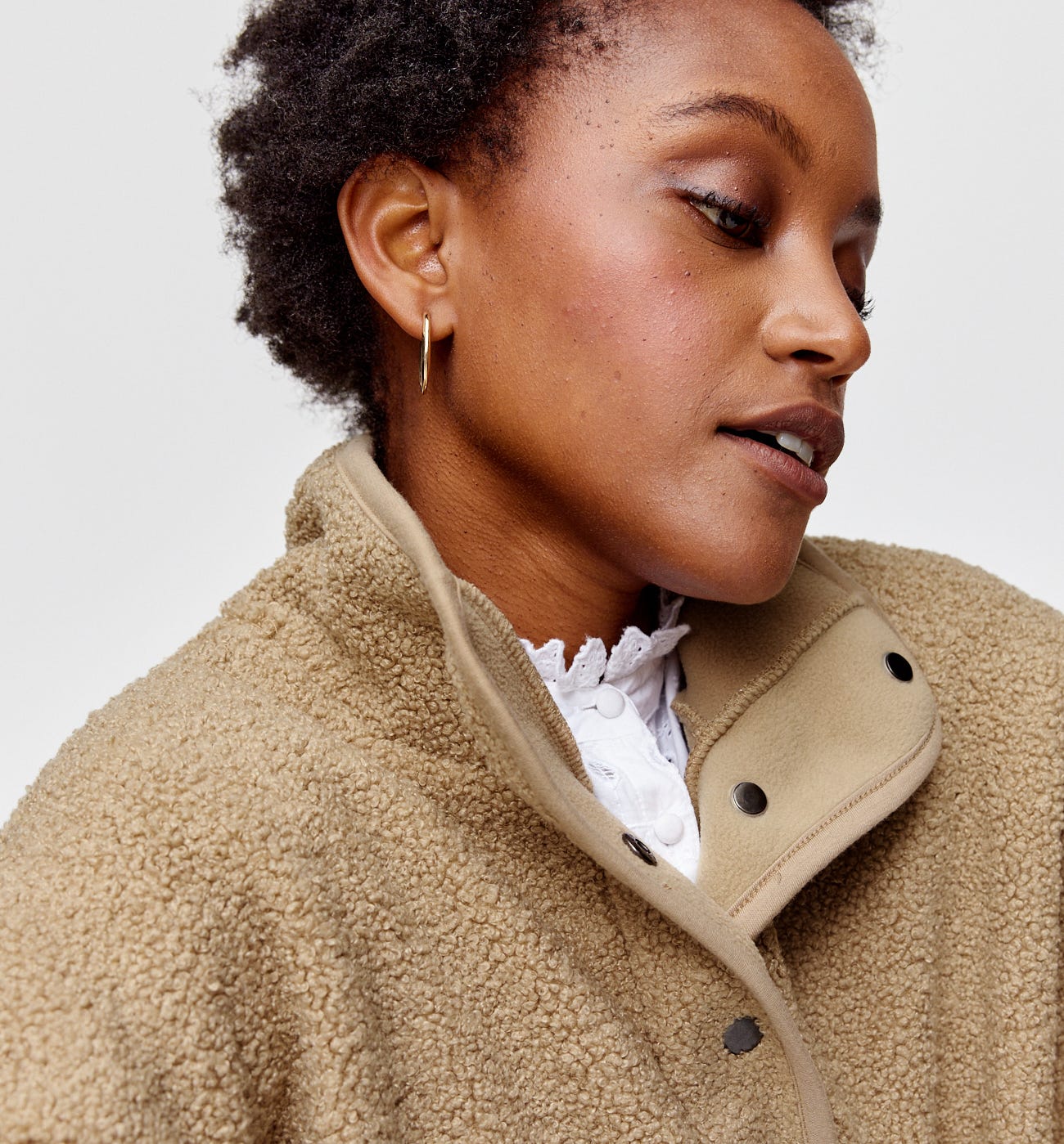 Bouclé sweatshirt