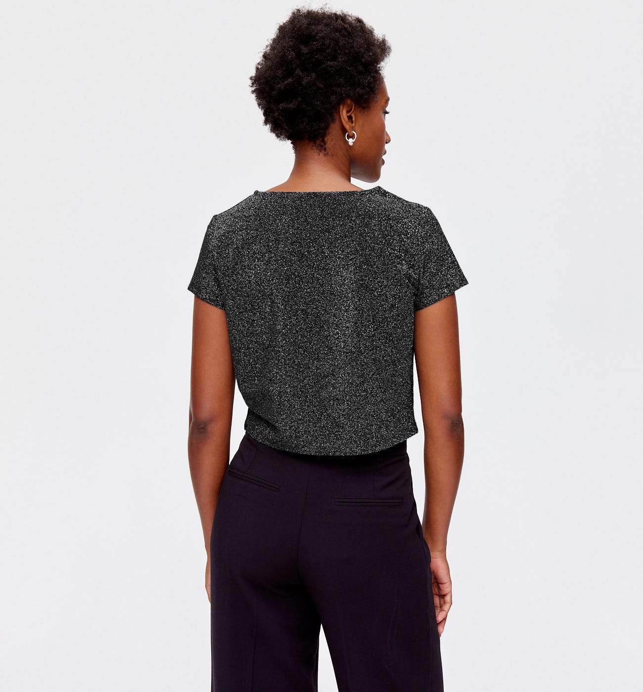 T-shirt à paillettes Femme