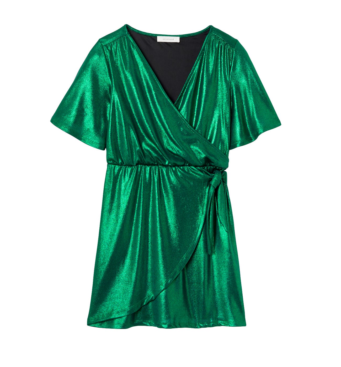 Kleid mit Metallic-Effekt