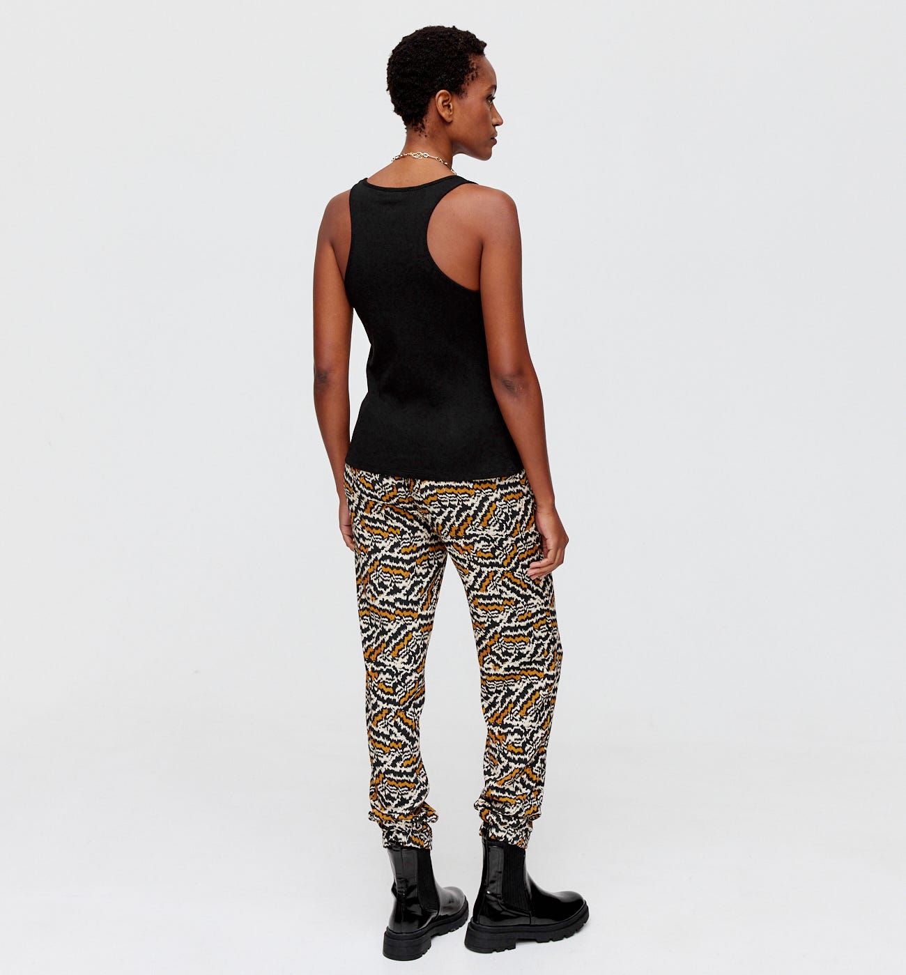 Tanktop aus Rippjersey