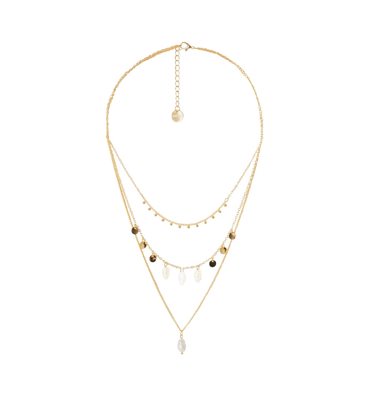 Triple-strand necklace
