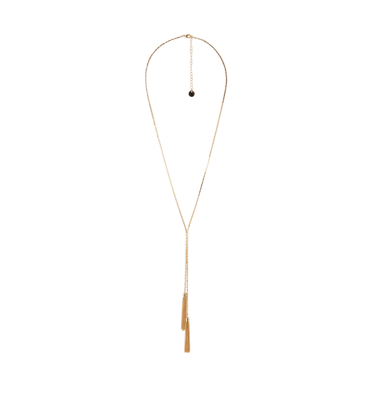 Collier en Y à pompon