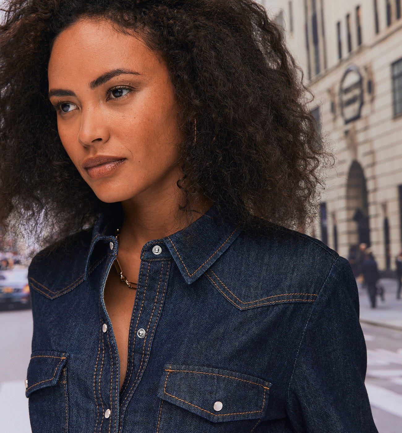 Denim shirt