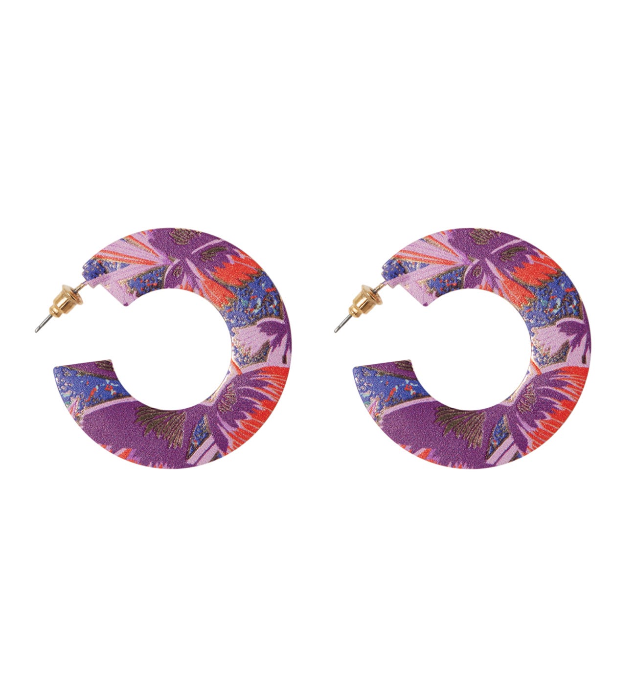 Pendientes estampados