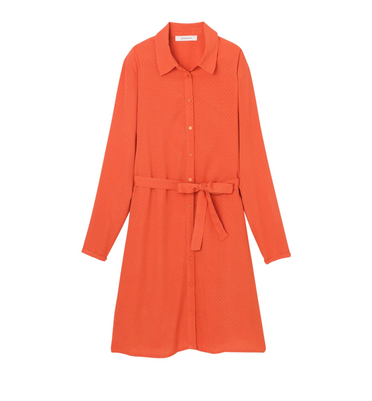 Robe-chemise unie Femme