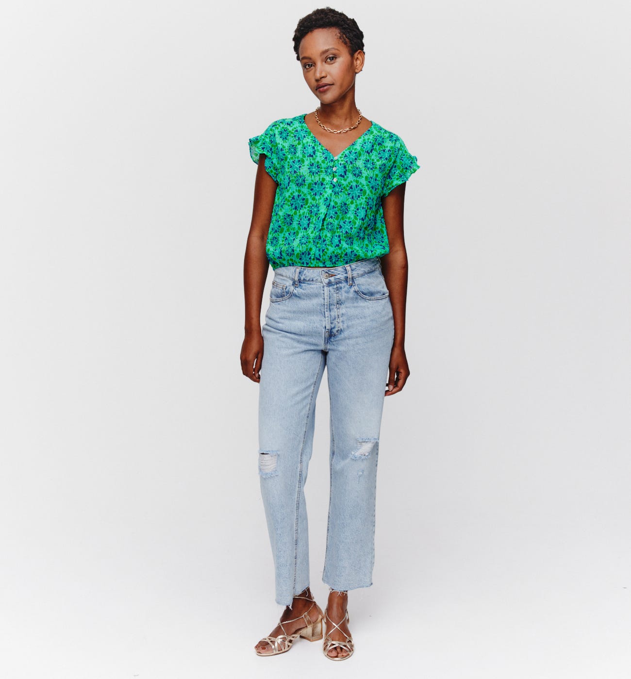 Blouse imprimée Femme