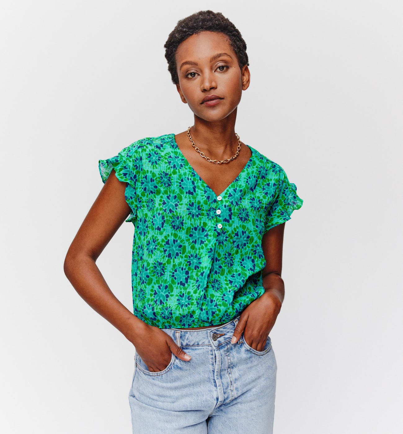 Blouse imprimée Femme