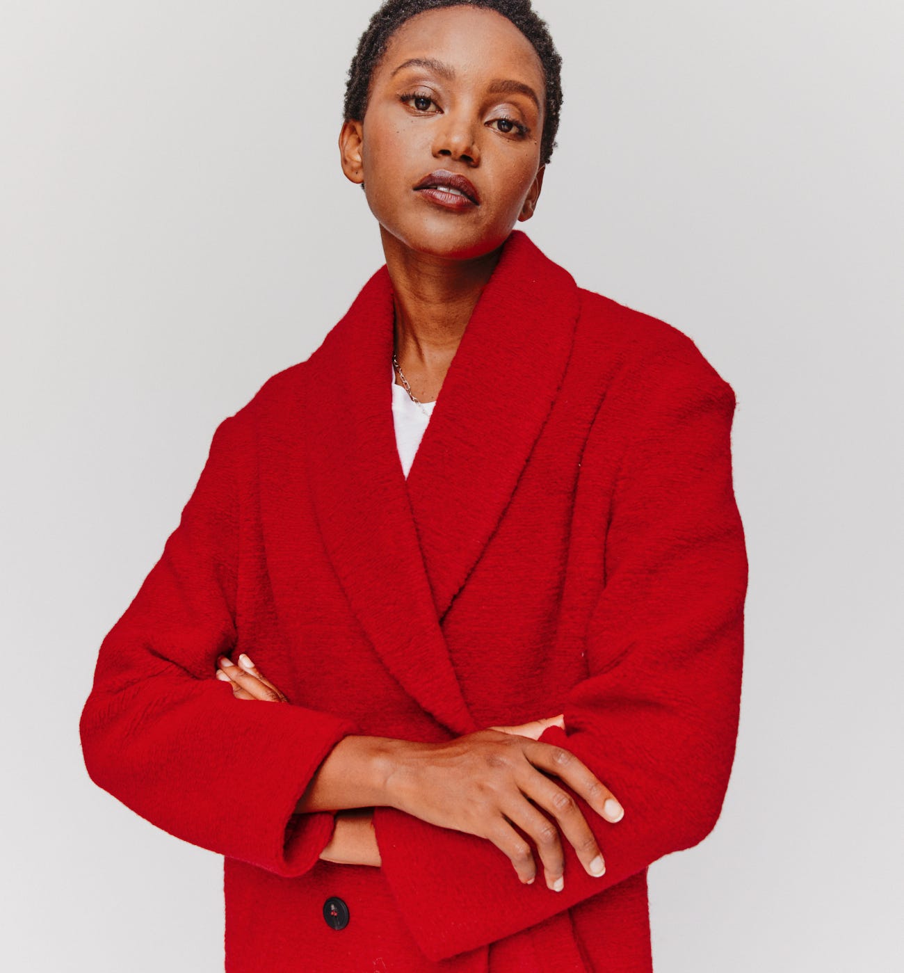 Manteau laine mélangée CARMEN