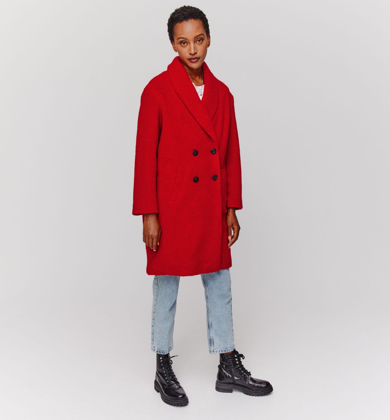 Manteau laine mélangée CARMEN