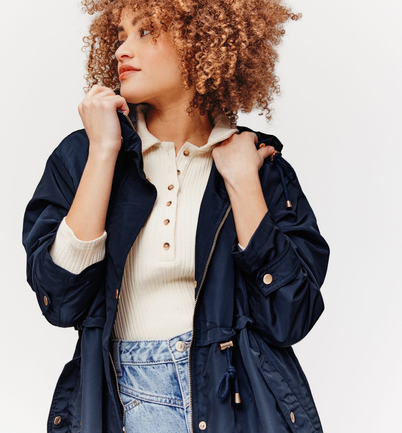 Parka impermeabile + cappuccio