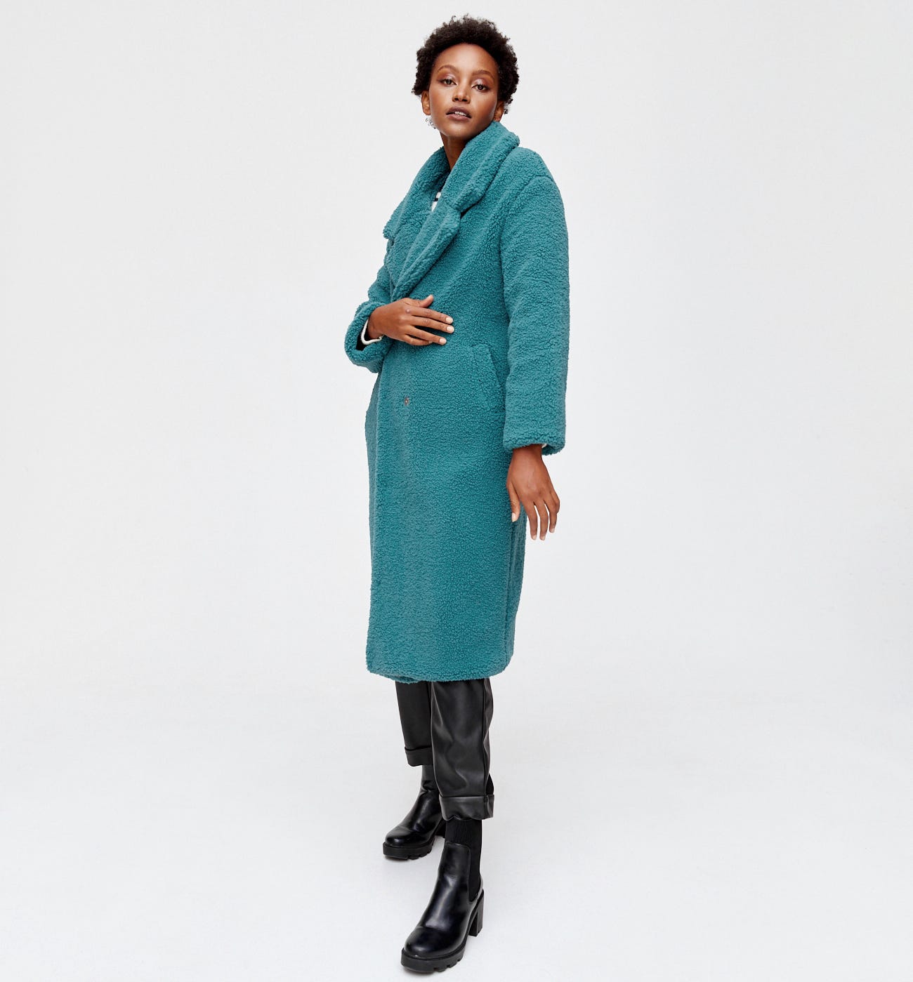 Manteau teddy bear Femme