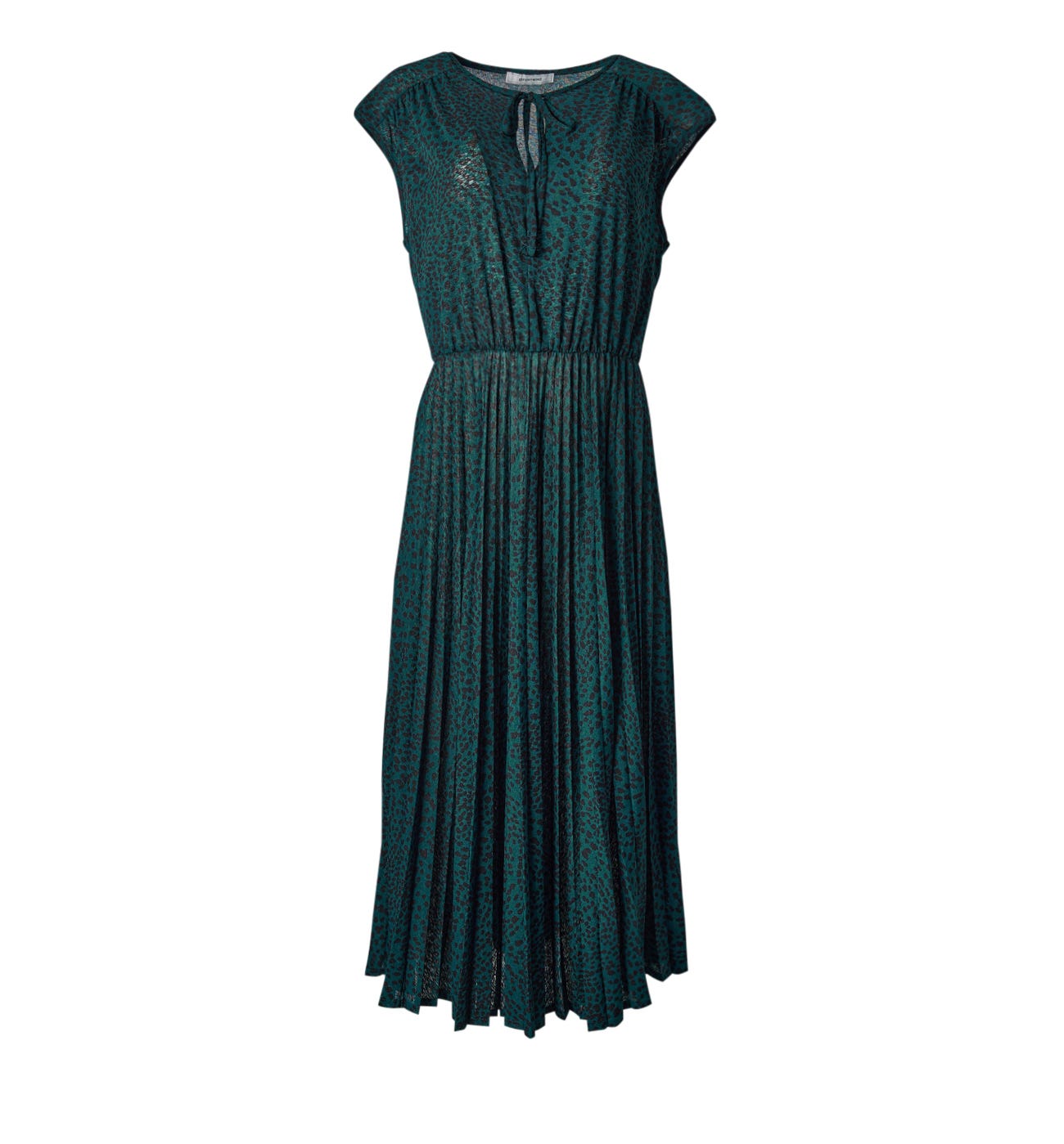 Robe plissée imprimée Femme