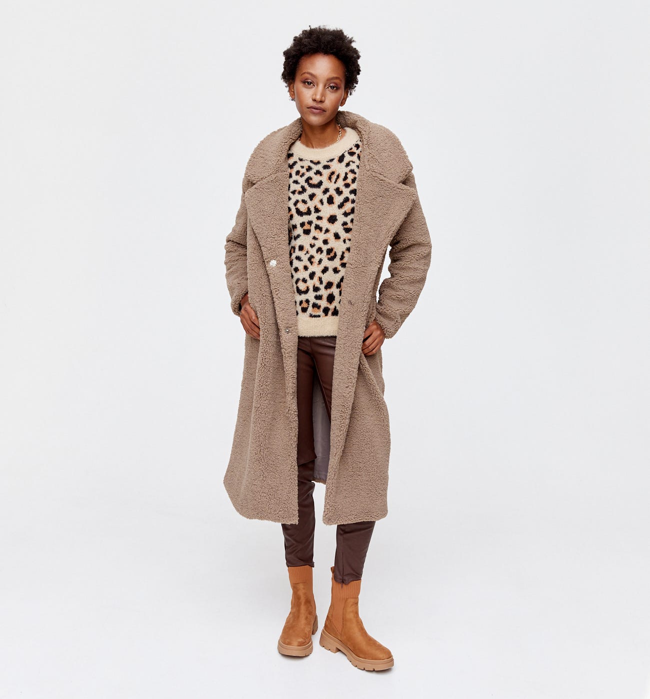Manteau teddy bear Femme