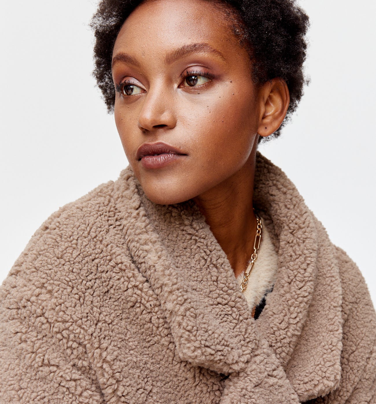 Manteau teddy bear Femme