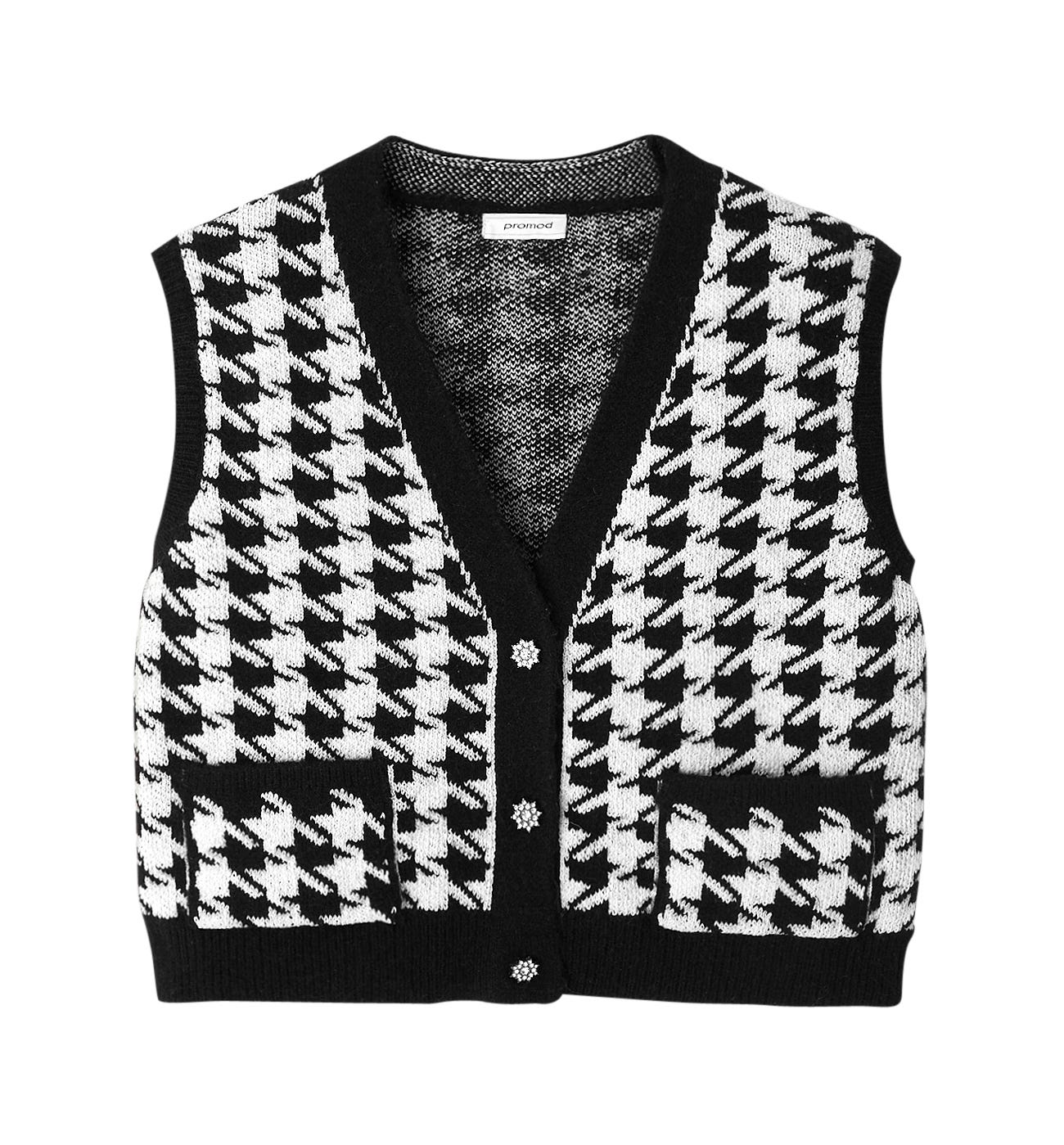 Checked waistcoat