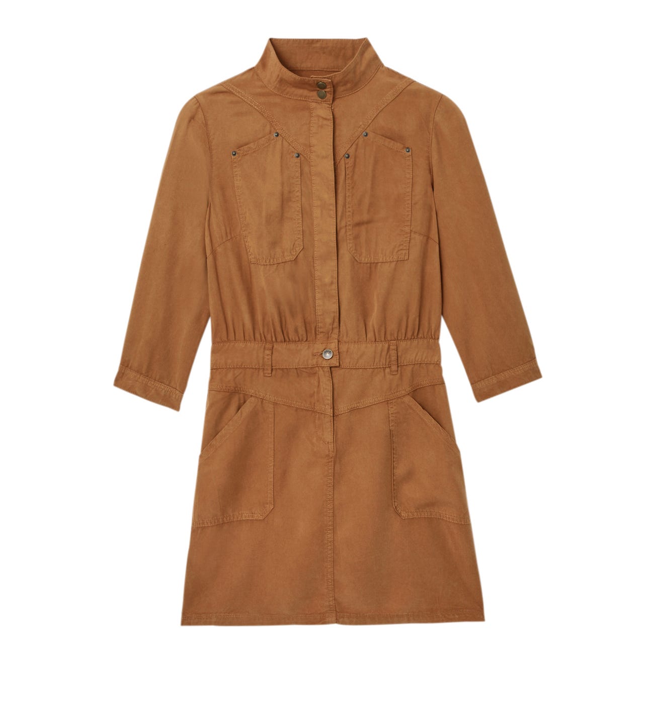 Vestido safari lyocell