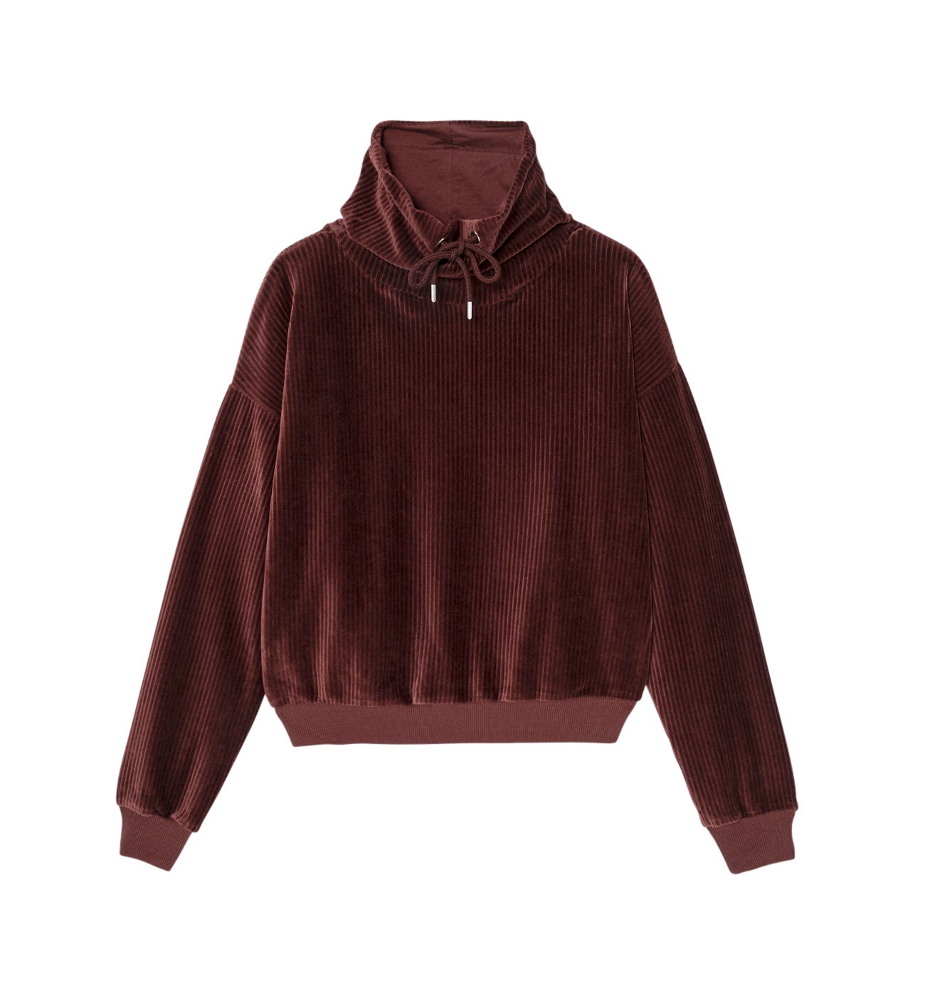 Welurowa bluza