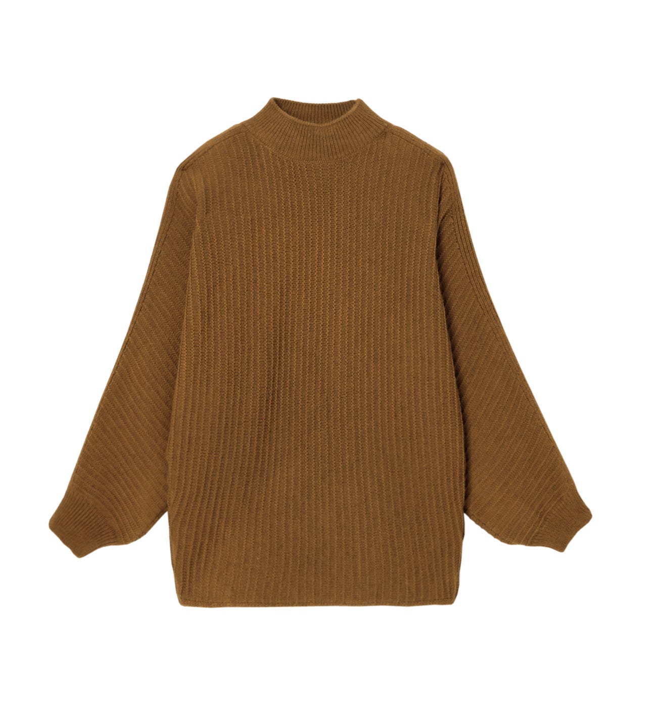 Batwing-sleeved jumper