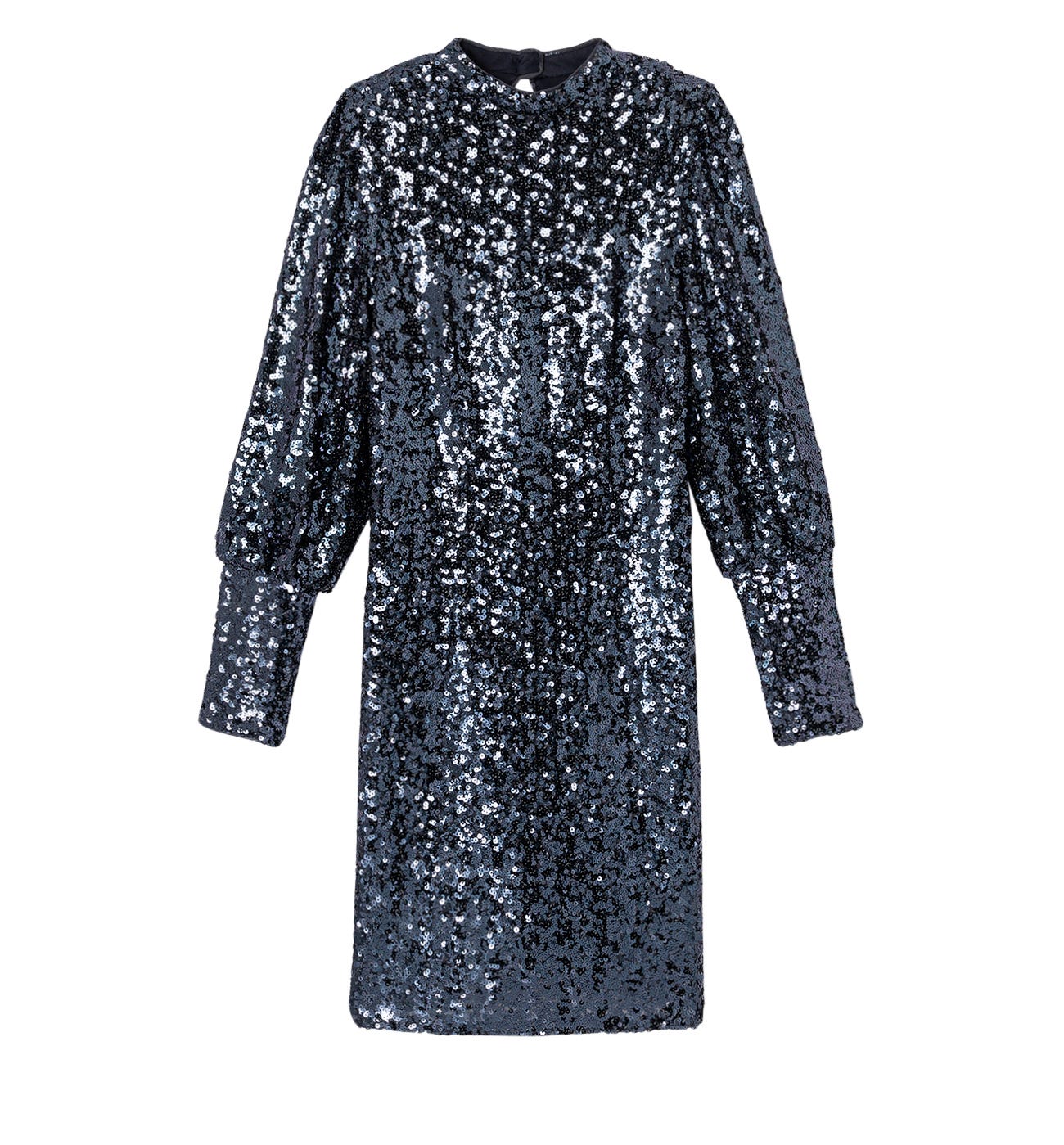 Robe courte à paillettes Femme