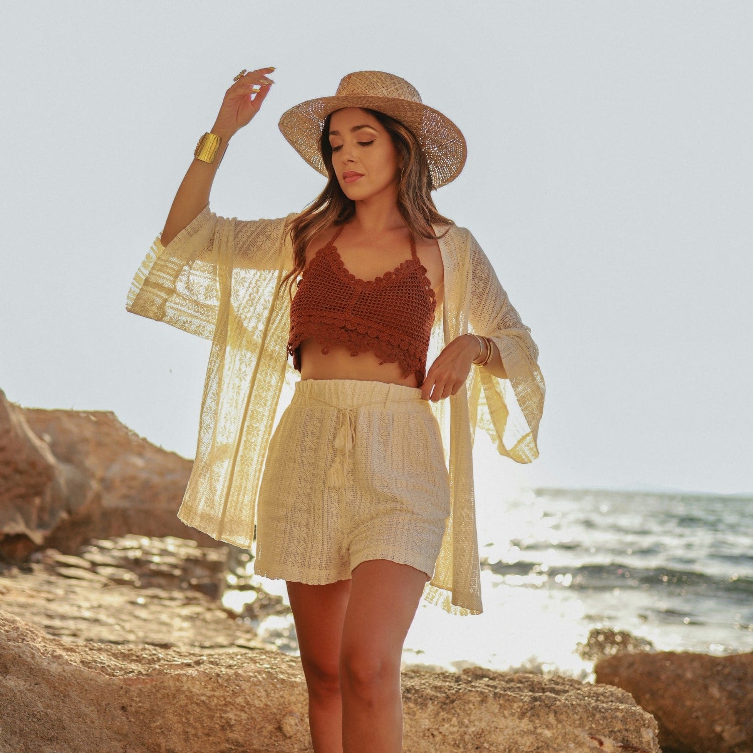 Lace shorts