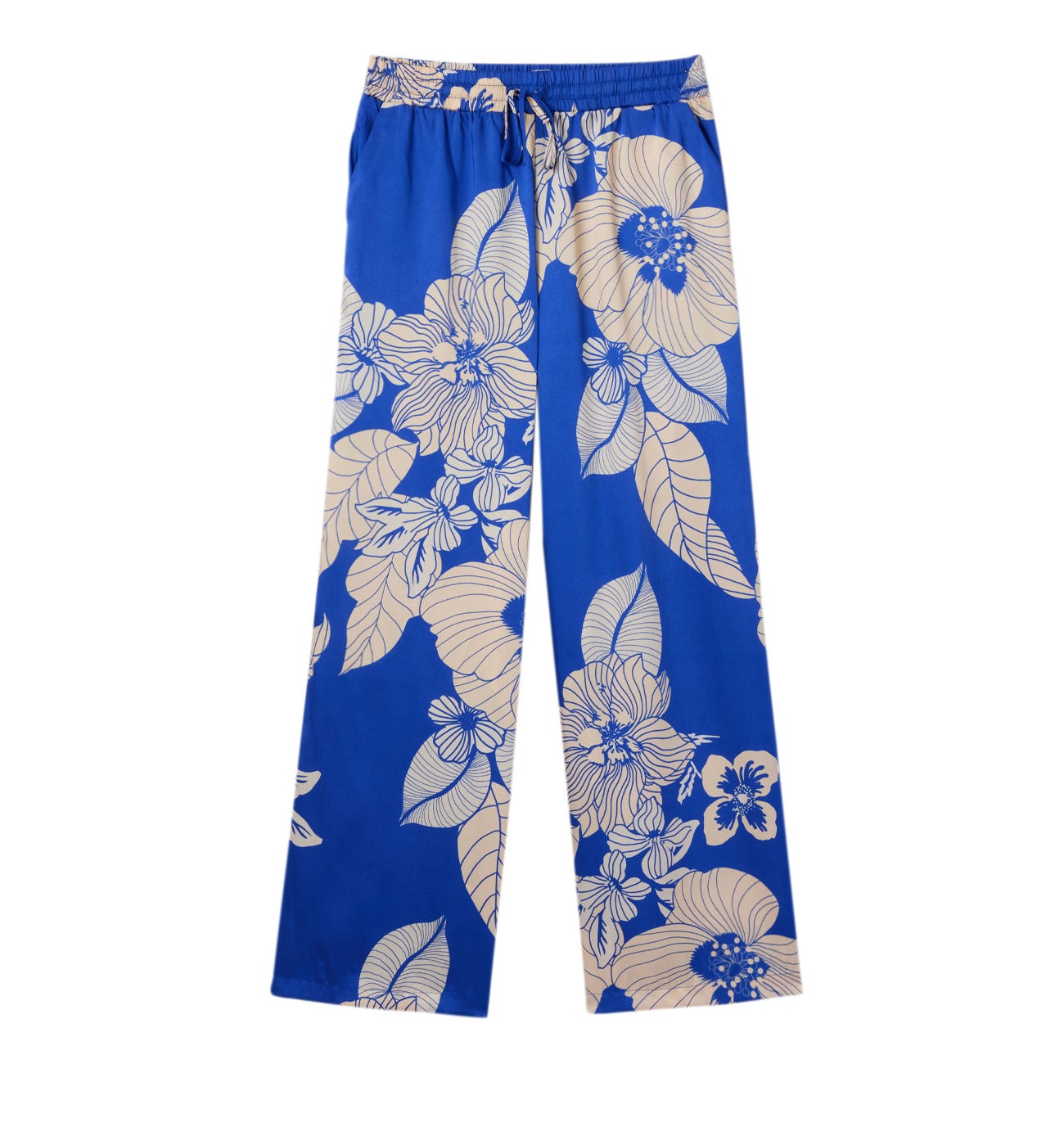 Pantalón ancho y sedoso