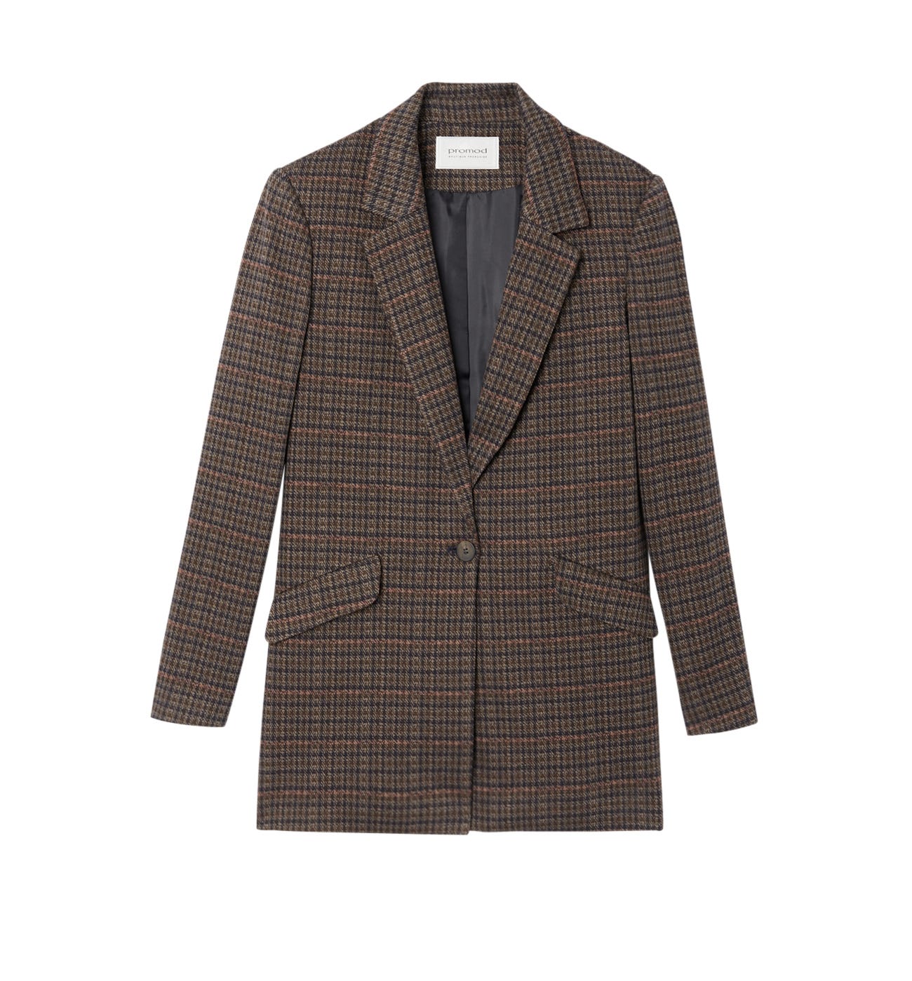 Chaqueta de cuadros