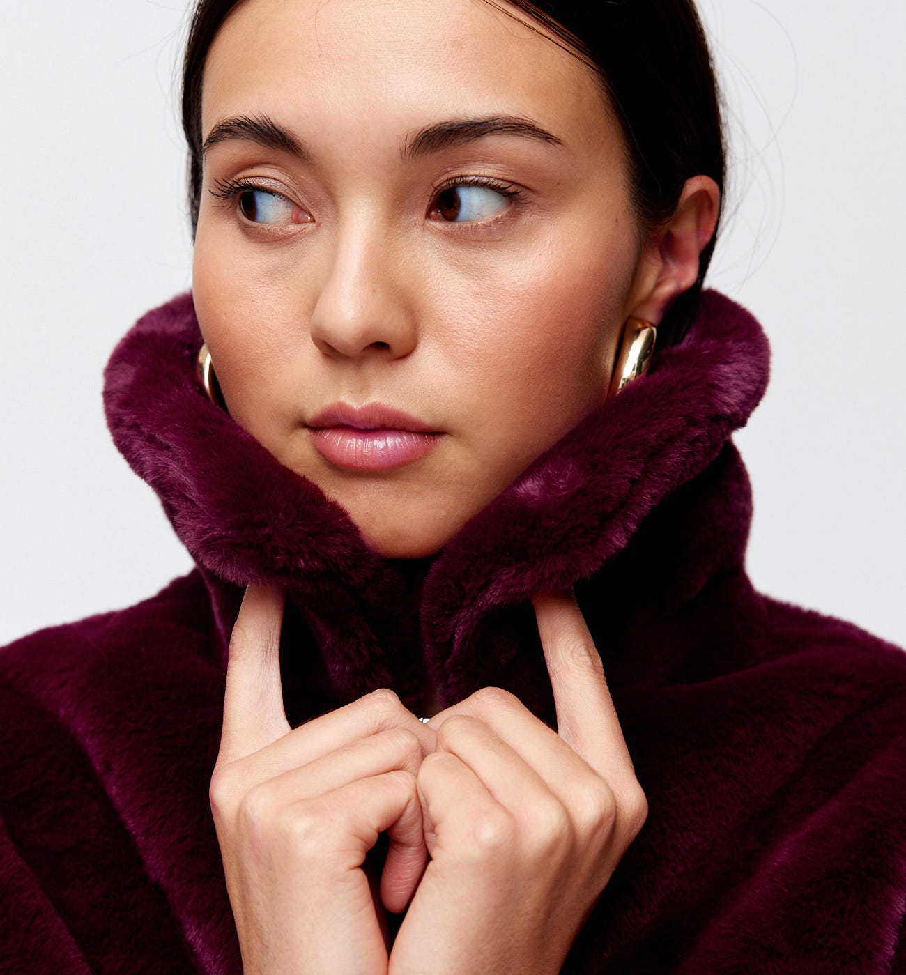 Blouson en fausse fourrure